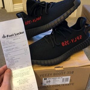 Black yezzy Mens size 10